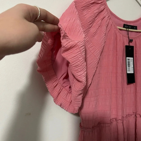 Mikarose Serena  Flamingo Pink Dress - Picture 3 of 5